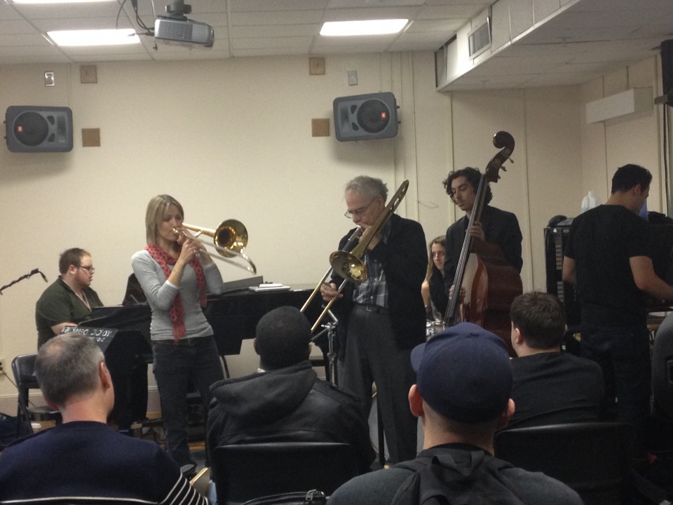 Performing with Phil Wilson